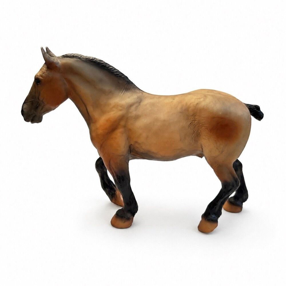 Breyer #837 Roy Belgian Brabant Draft Horse Grey Red Accents Traditional 1991-93